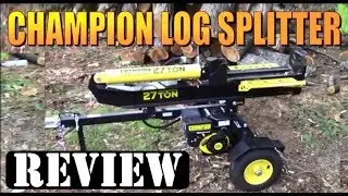 ОБЗОР ДРЕВОКОЛЬЩИКА CHAMPION 27 ТОНН