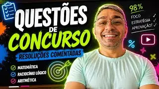 Questão de concurso envolvendo áreas e círculo inscrito.