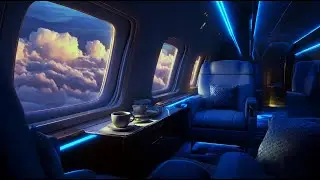 Smooth Cabin White Noise | ASMR Airplane Hum for Deep Sleep