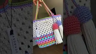 Elegant Crochet Handbag Tutorial | Start to Finish#crochetbag#handmadebag#crochettutorial