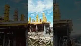 Gradili&scaron;te koje smo opremili podupiračima,oplatama,h gredama,veznicima za stubove Petrovaradin...