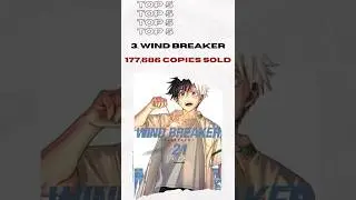 Top 5 best selling manga in June 2025. #manga #bluelock #windbreaker