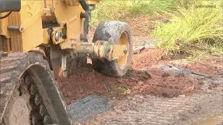 Ground Protection Mats for Utility Trenchers