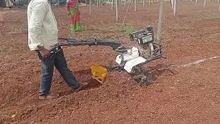 Really 8.5hp power weeder performance in rising bed making in nursery