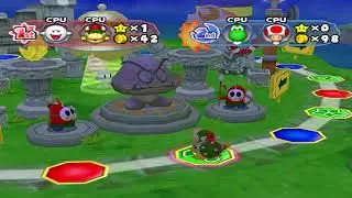 Yoshi & Toad vs Koopa Kid & Boo Longplay on Castaway Bay (Mario Party 6 Nintendo Gamecube)