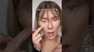 ITALIAN MAKEUP LOOK 🇮🇹 #italy #italian