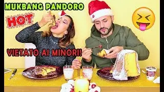 MUKBANG FoodPorn PANDORO CON NUTELLA 🔥🔞 100 DOMANDE HOT !!!! (se vi scandalizzate non guardate!)