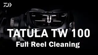 Daiwa Tatula TW100  BAITCASTING FISHING REEL maintenance. Обслуживание катушки