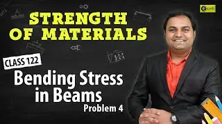 Bending Stress in Beams - Problem 4 - Stresses in Beams - Strength of Materials