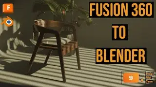 Fusion to Blender Tutorial: lighting and rendering your chair