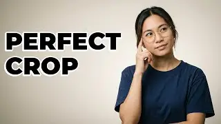 How do I fine-tune a crop area in Photoshop?