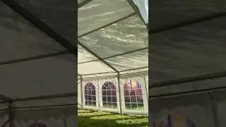 Marquee makeover transformation for temporary outdoor dining