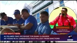 ALI BLAMES &lsquo;BAD DECISIONS&rsquo; FOR BANK CLOSURES AS YOUNG W.I.N CANDIDATES FACE FALLOUT FROM SANCTIONS