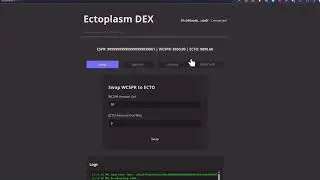 Ectoplasm Update V1:  ECTO x ECSPR Casper Swaps Working