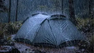Rain Hitting the Tent All Night 🌧️
