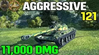 World Of Tanks | 121 - 11000 Damage - 7 Kills