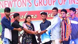 Price distribution || 2021 fresher's days celebrations in newton's group of institutions ||