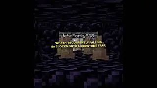 FlameFrags survives a dripstone fall trap