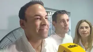 Conferencia de prensa de Blas Reguera, candidato a Presidente de Cerro Porteño. 