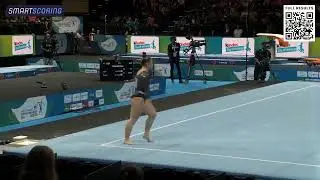 Emma Fioravanti. 2025 European Championships. Qual/TF. FX