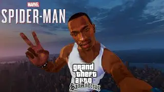 Playing As CJ From GTA San Andreas | Marvel&rsquo;s Spider-Man Remastered | Aldren Plays