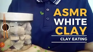 ASMR WHITE CLAY CRUNCH - Short Video (South African Clay)