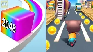 Jelly Run 2048 vs Cat Runner ✦ ASMR Gameplay Android iOS &bull; 2048 Number Merge Race Games