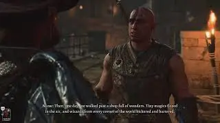Minsc talking about his memories of Dynaheir
