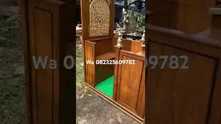 Mimbar masjid minimalis #furniture #mimbarmasjid #mimbarmajelis #mimbarmasjidkayujati #mimbarkubah