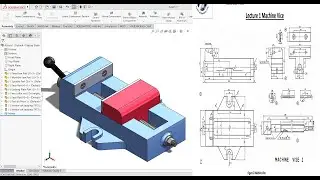 Machine Vise (2) in Solidworks