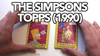 OUVERTURE de CARTES SIMPSONS de 1990 !