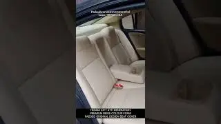 HONDA CITY 4TH GENERATION PREMIUM BEIGE COLOUR FOAM PADDED ORIGINAL DESIGN SEAT COVER