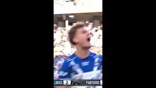 The Dogs strike back through Galvin! 👊 #9WWOS #NRL