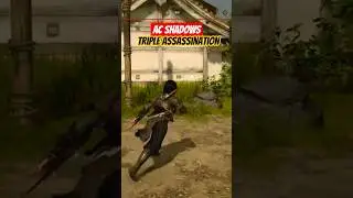 Naoe triple assassination 😈🔥 #acshadows #ubisoft #gaming #ps5 #ps5pro #gamer #japan #anime #trending