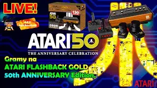🔴 Gramy na ATARI FLASHBACK GOLD 50. Gość specjalny @Kącik_Retro_Gracza. 👀 (Atari 2600 Games)