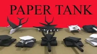 HOW TO MAKE PAPER TANK #easy