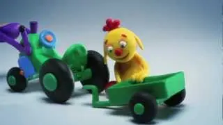ClayPlay - Play Doh Stop Motion Animation - Тракторный эпизод