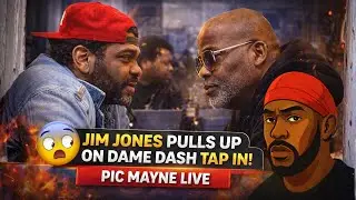 Jim Jones & Dame Dash Face to Face 👀 What Really Happened? | Pic Mayne Live