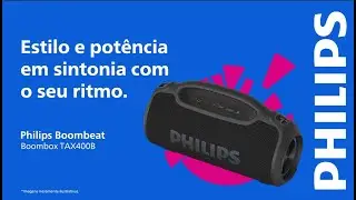 Boombox Philips Boombeat TAX400B | Pot&ecirc;ncia, Estilo e M&uacute;sica Sem Limites!
