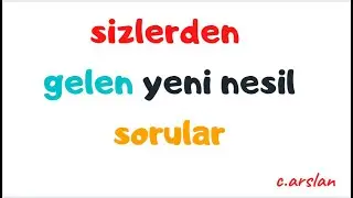 sizlerden gelen yeni nesil sorular (hatalı cetvel)