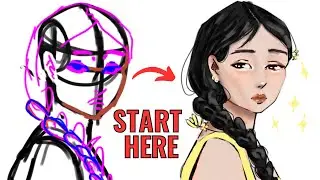 How to Draw Digital Portraits  The Ultimate Beginner&rsquo;s Guide Fast & Time Saving Tips! ✨