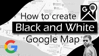 How to create BLACK and WHITE  google maps in html and css🗺️ 2021 | Ashish sam