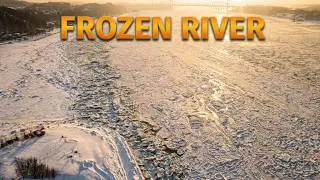 Frozen River in Quebec City