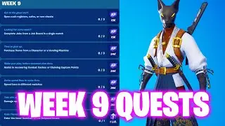 How To Complete Week 9 Quests in Fortnite - All Week 9 Challenges Fortnite Chapter 4 Season 4