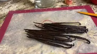 Homemade vanilla extract