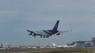 Landing to NRT TG640 A380