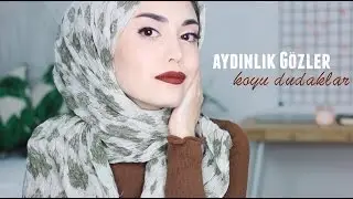 Kış Makyajı│Aydınlık Gözler, Koyu Dudaklar