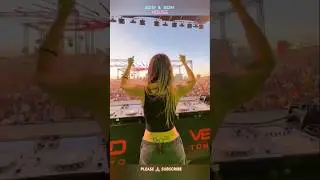 Deborah De Luca at VELD Music Festival Canada Squid Game Turned Into Techno 🎧 #DeborahDeLuca #Techno