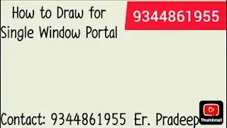How to draw Auto CAD for | Self Certification | full explanation I in Tamil |
