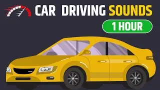 Car Driving Sounds 1Hour🎧 Fast Car Driving Sound Effect 1Hour🎧 White Noise Relaxation😴